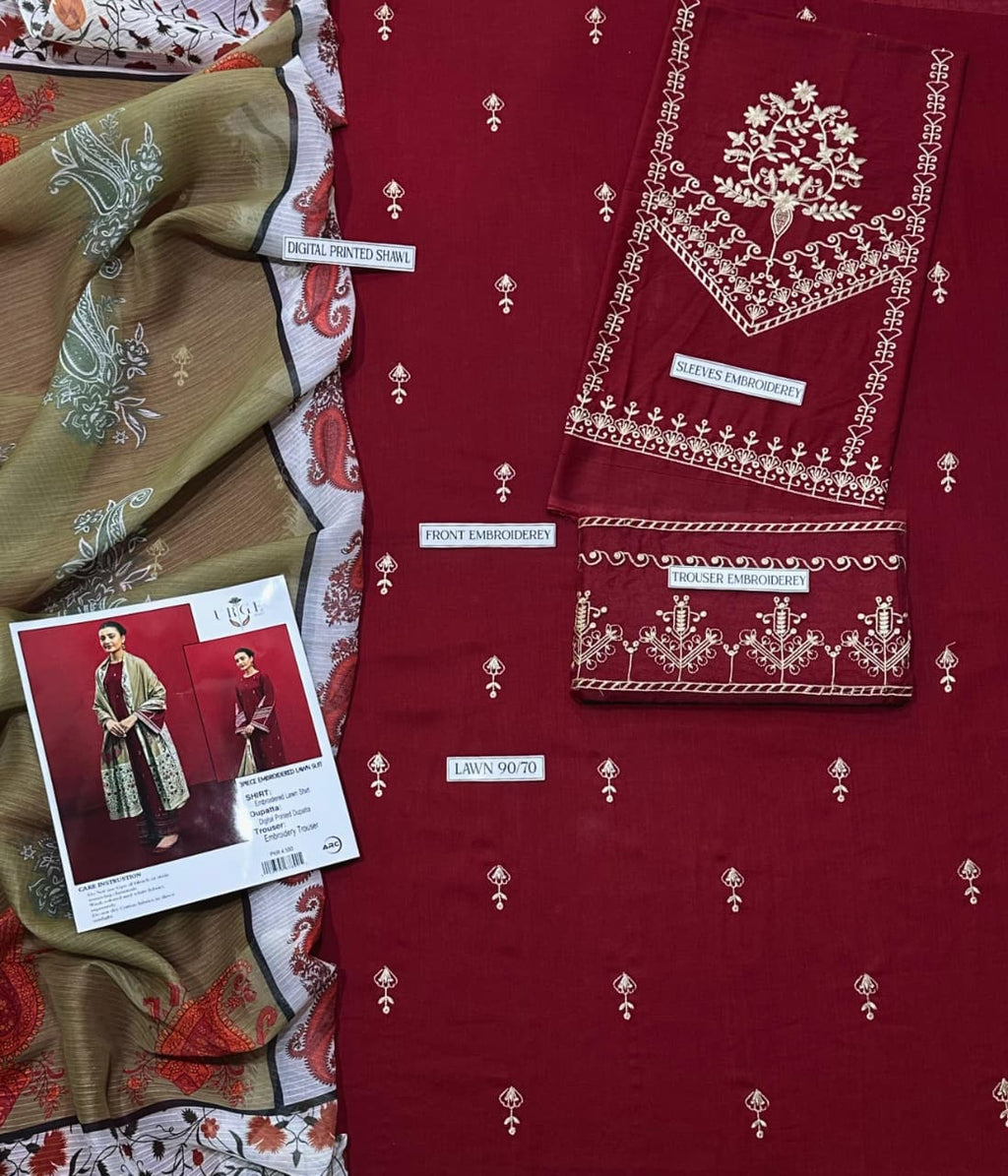 LAWN  Embroidered 1364