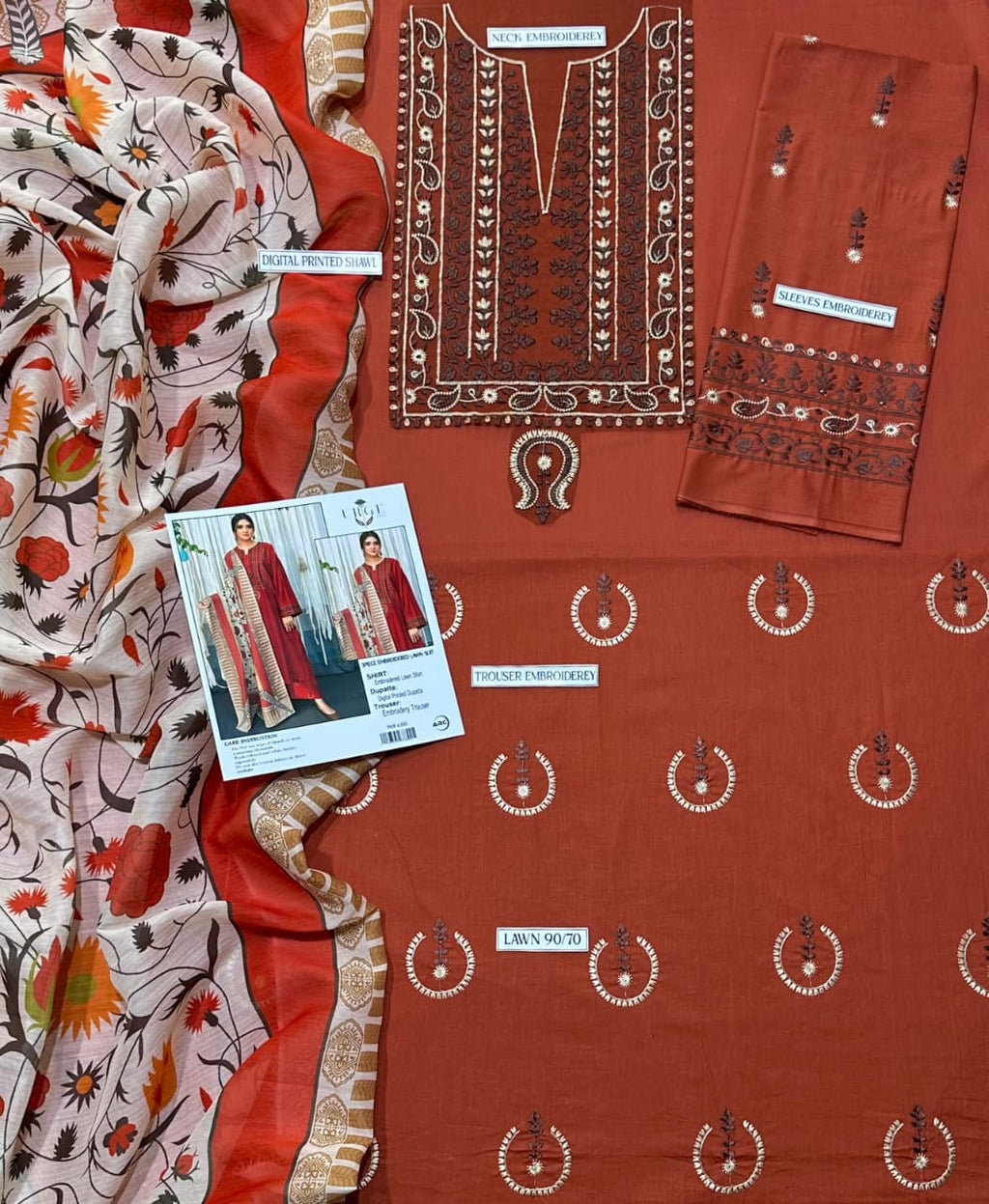 LAWN  Embroidered 1367