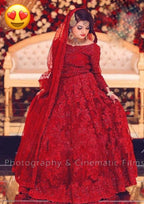 Mariam & Maria   net heavy embroidery D-1698