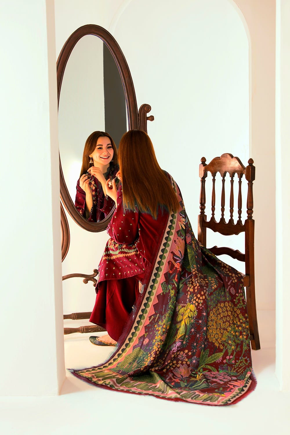 LIBAS  LAWN 3PC EMBROIDERED 1491