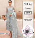 GULAAL ORGANZA EMBROIDERED D-1707