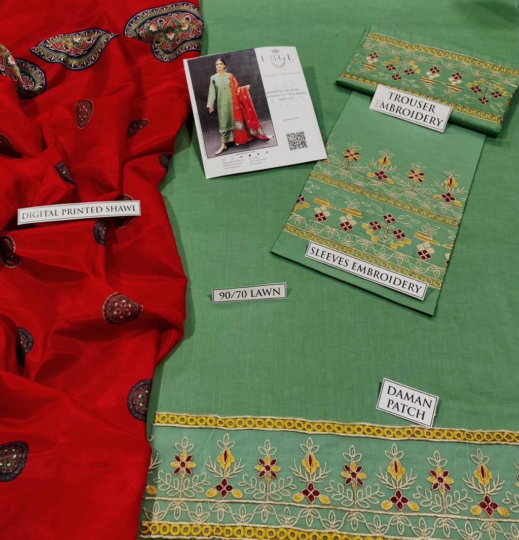 LAWN Embroidered 1400