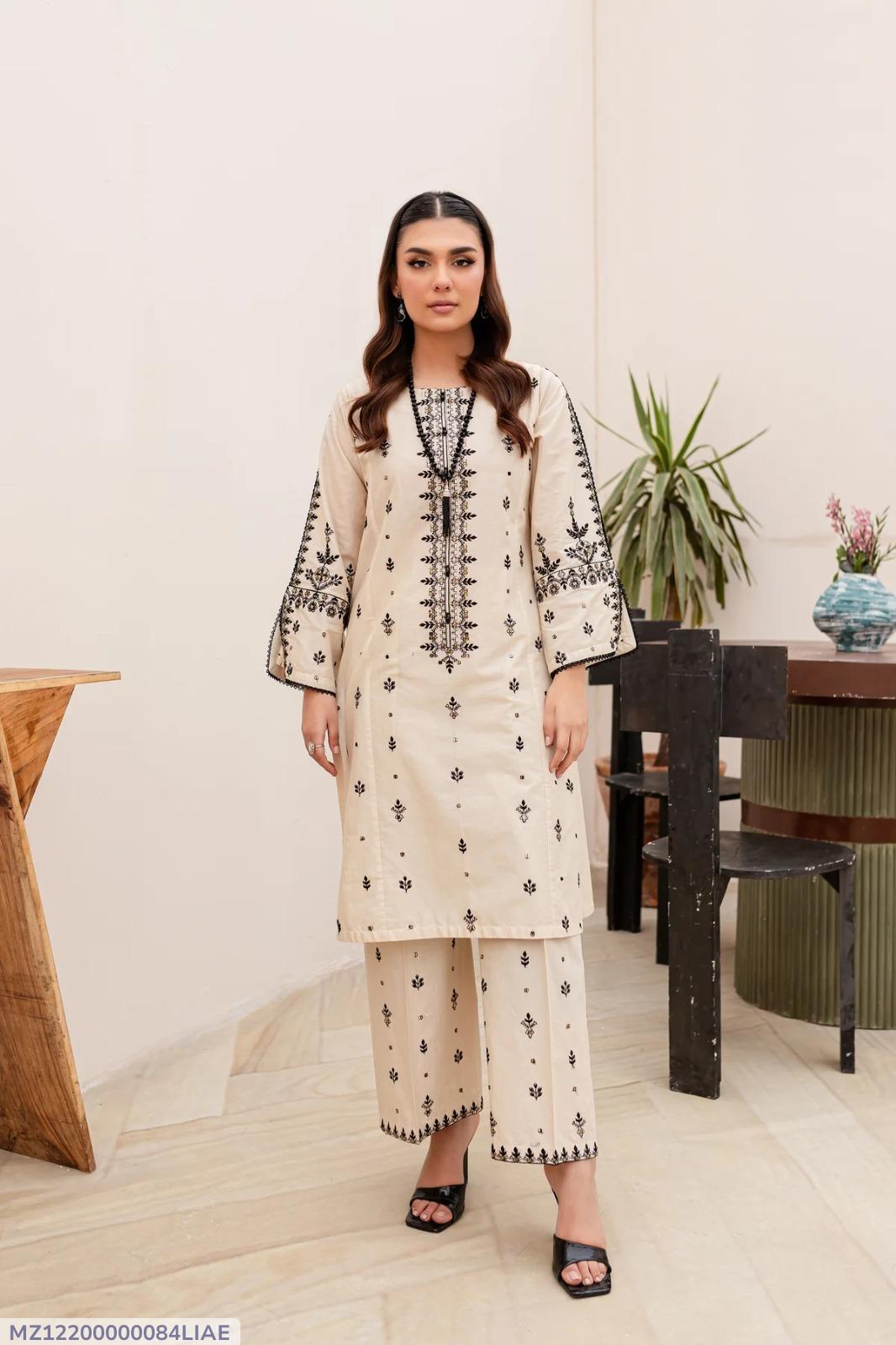 Batik Lawn Embroidered 2pc D1639