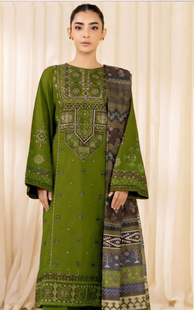 LIBAS  LAWN 3PC EMBROIDERED 1503