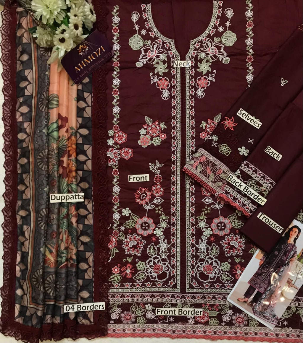 FARASHA ChikenKaari Lawn Cotton D-1586