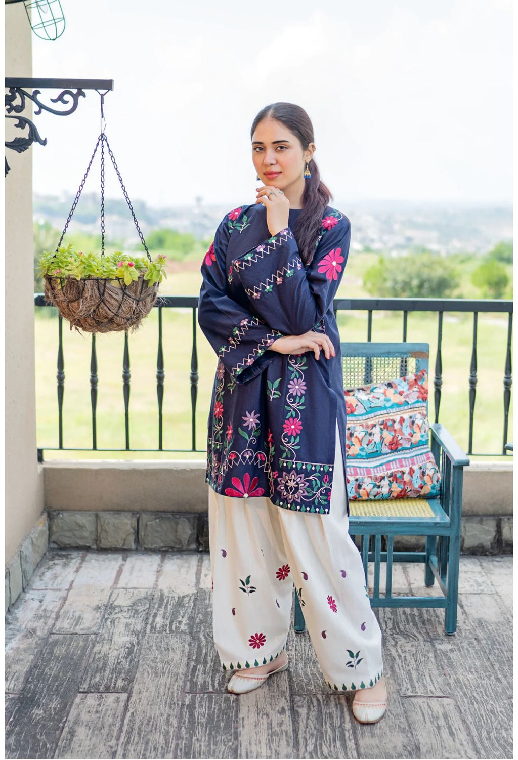 LAWN EMBROIDERED 2pc 1409