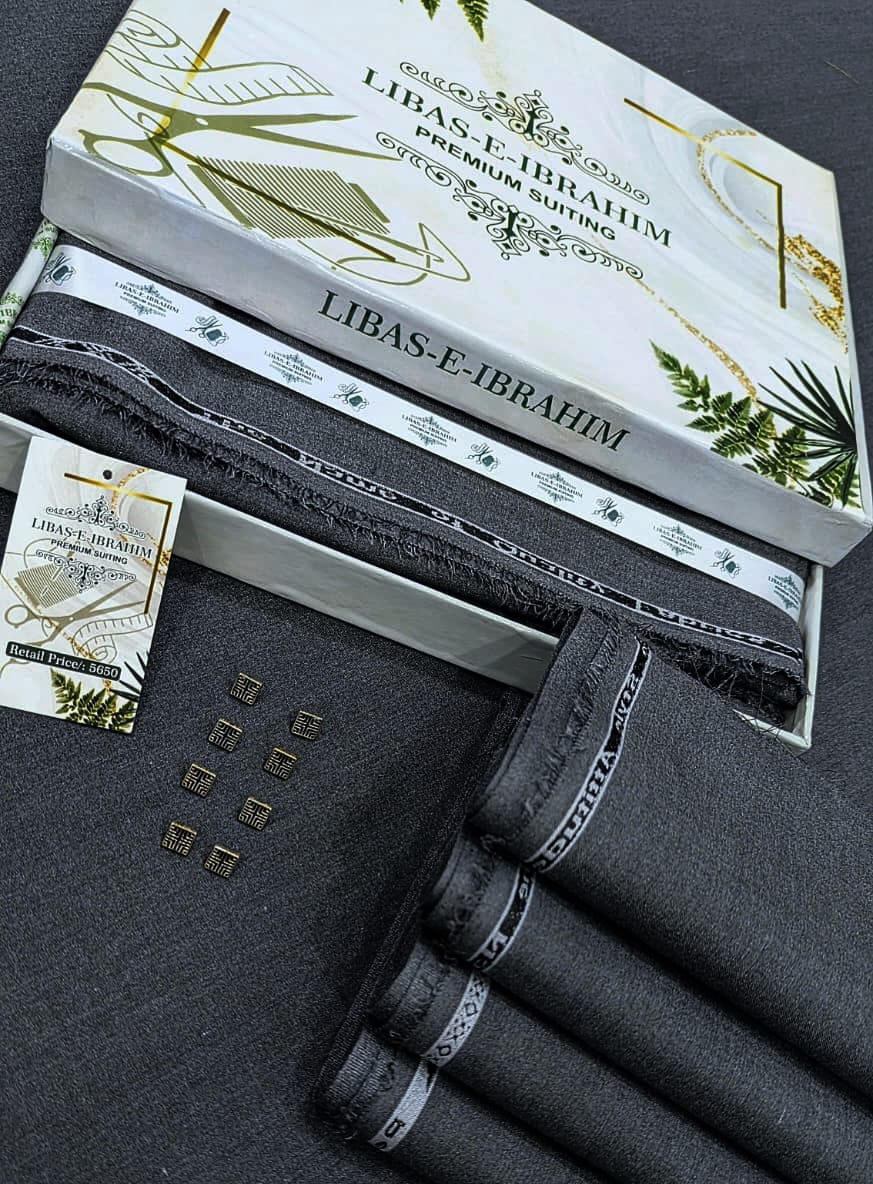 Libas-e-Ibrahim – Premium Men’s Unstitched Suit