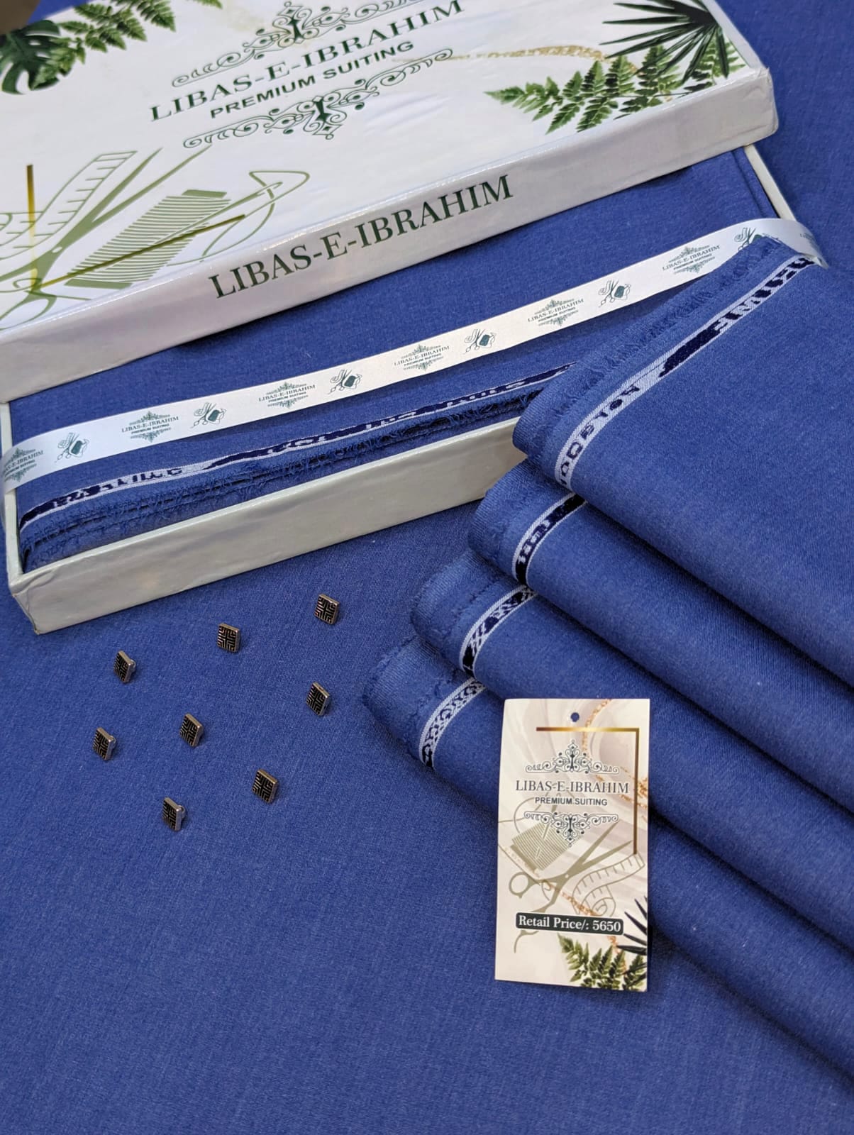 Libas-e-Ibrahim – Premium Men’s Unstitched Sui