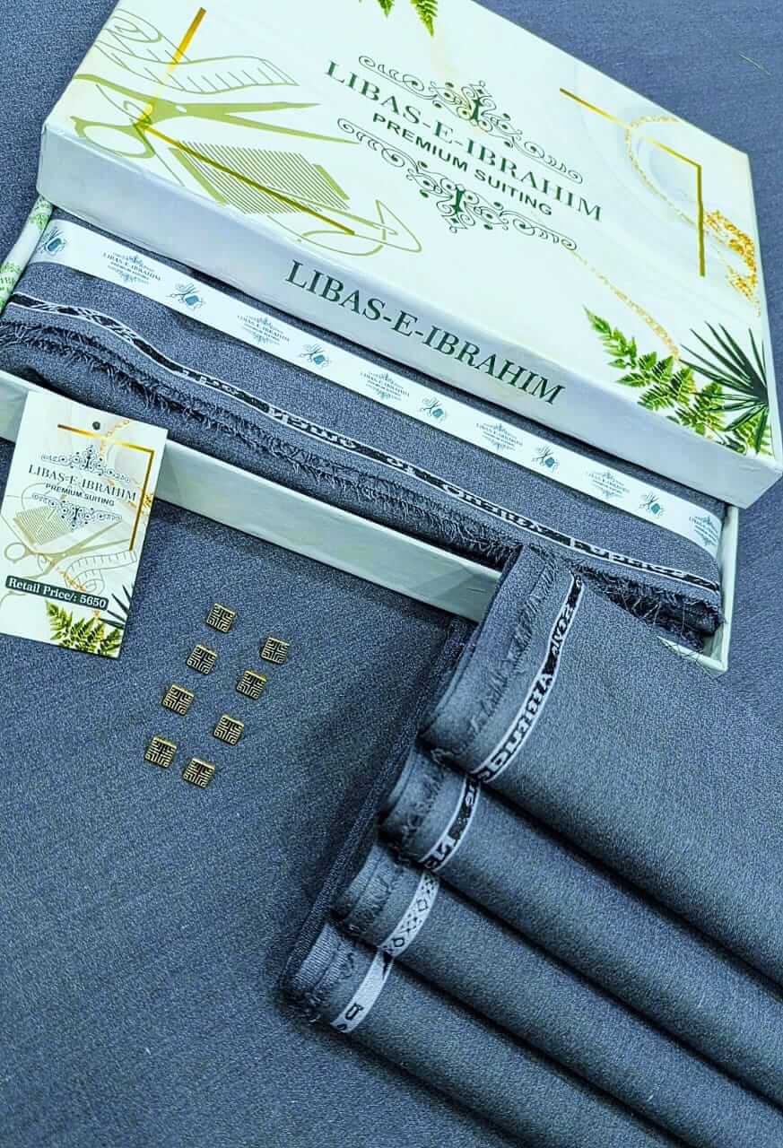 Libas-e-Ibrahim – Premium Men’s Unstitched Suit