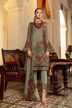 Serene imrozia chiffon heavy embroidery D-1705