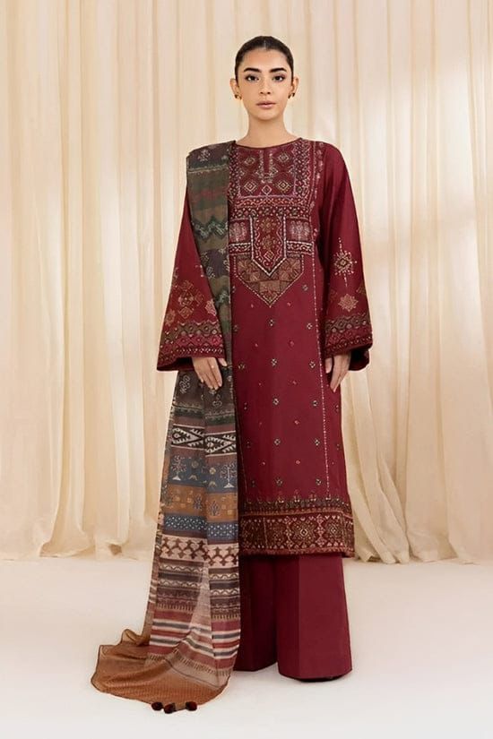 LIBAS  LAWN 3PC EMBROIDERED 1502