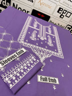 Winter Dhanak Fabric Embroidered | Unstitch 2-Piece Suit | Shirt & Trouser D-1115