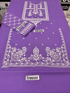 Winter Dhanak Fabric Embroidered | Unstitch 2-Piece Suit | Shirt & Trouser D-1115