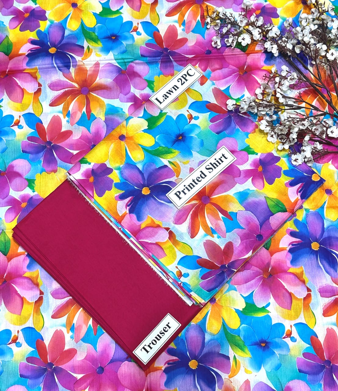 LAWN PRINTED COLLECTION BONANZA 2PC 1427