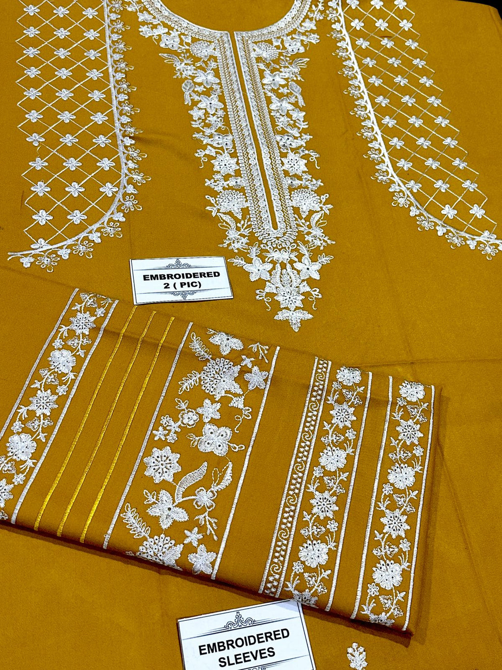 Winter Dhanak Fabric Embroidered | Unstitch 2-Piece Suit | Shirt & Trouser D-1132