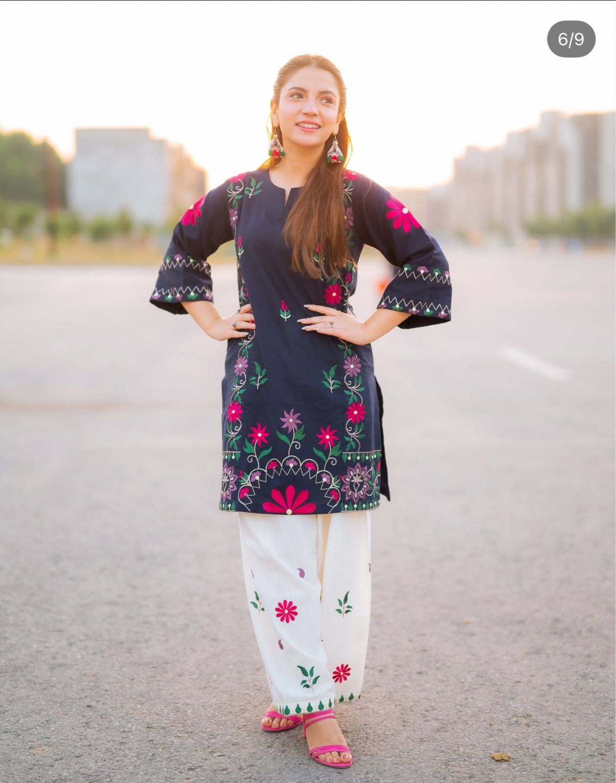 LAWN EMBROIDERED 2pc 1409