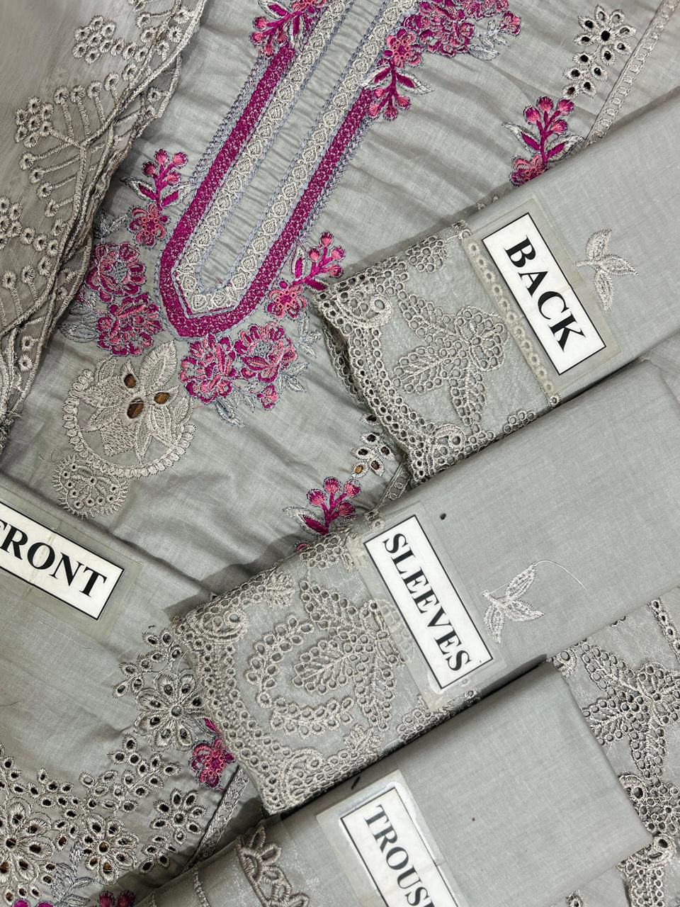 MUSHQ  Lawn Embroidered  Collection D-1696