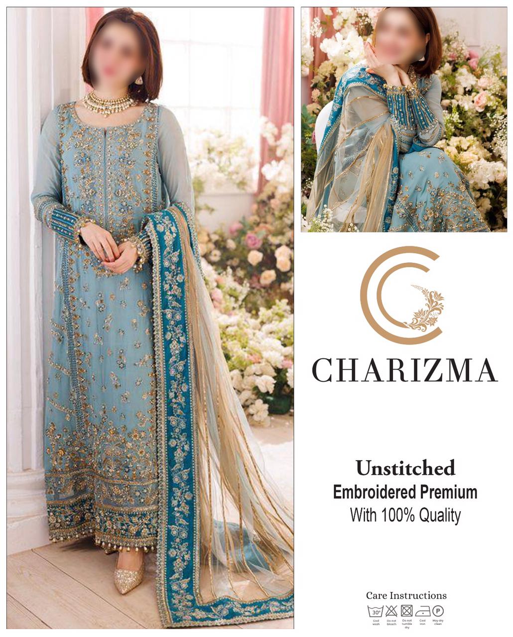 CHARIZMA CHIFFON EMBROIDERY D-1713