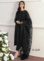Baroque  Chiffon With Sequence Work D-1739