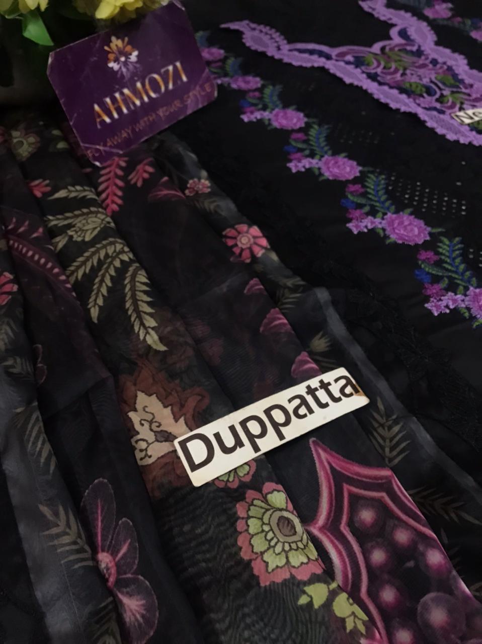 Ahmozi Presenting Jade &nbsp;Lawn Collection 1689