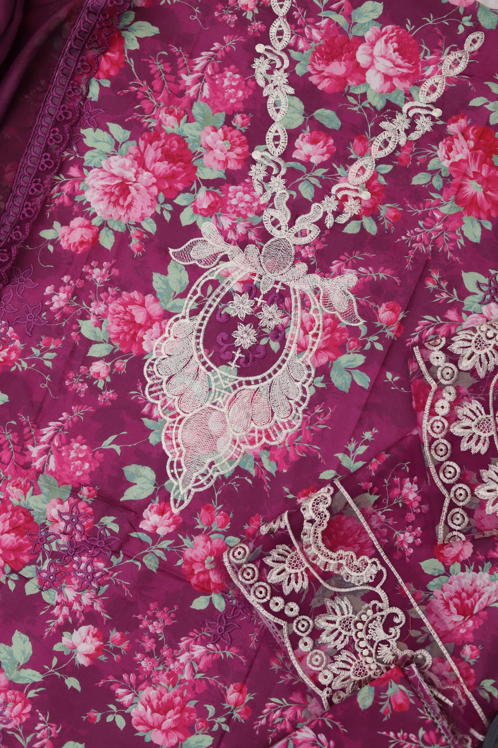 Maria.b Lawn Fabric 3Pc unstitch D-1764