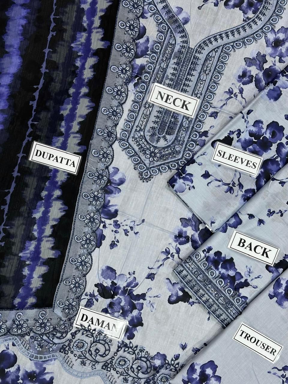 Aneela Lawn Unstitched Premium Summer Lawn Collection 1581