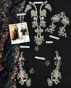LIBAS  LAWN 3PC EMBROIDERED 1489