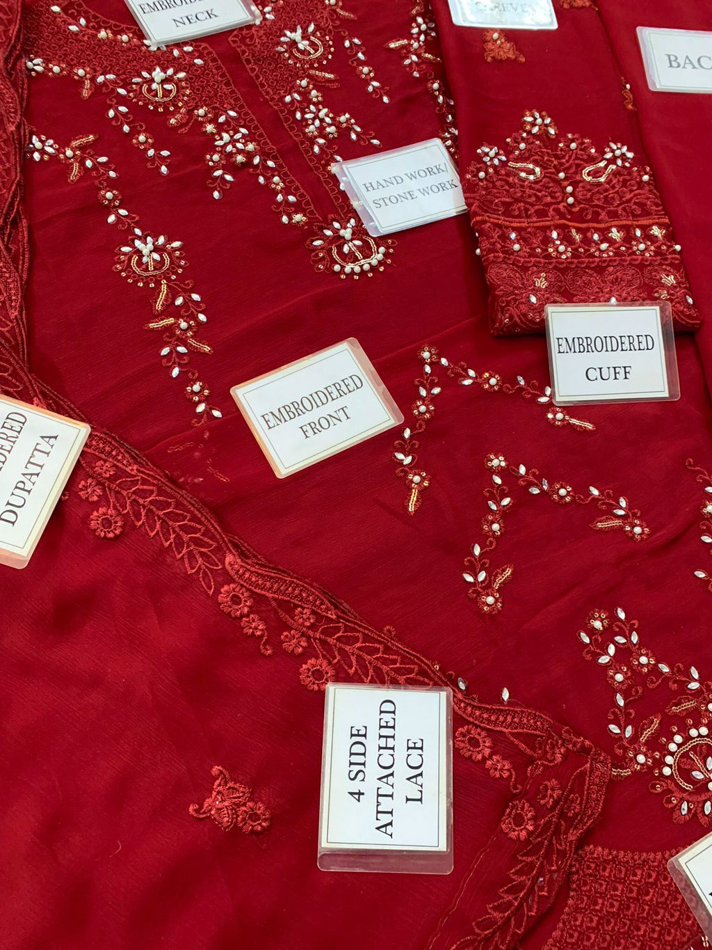 QALAMKAR Chiffon collection D-1761