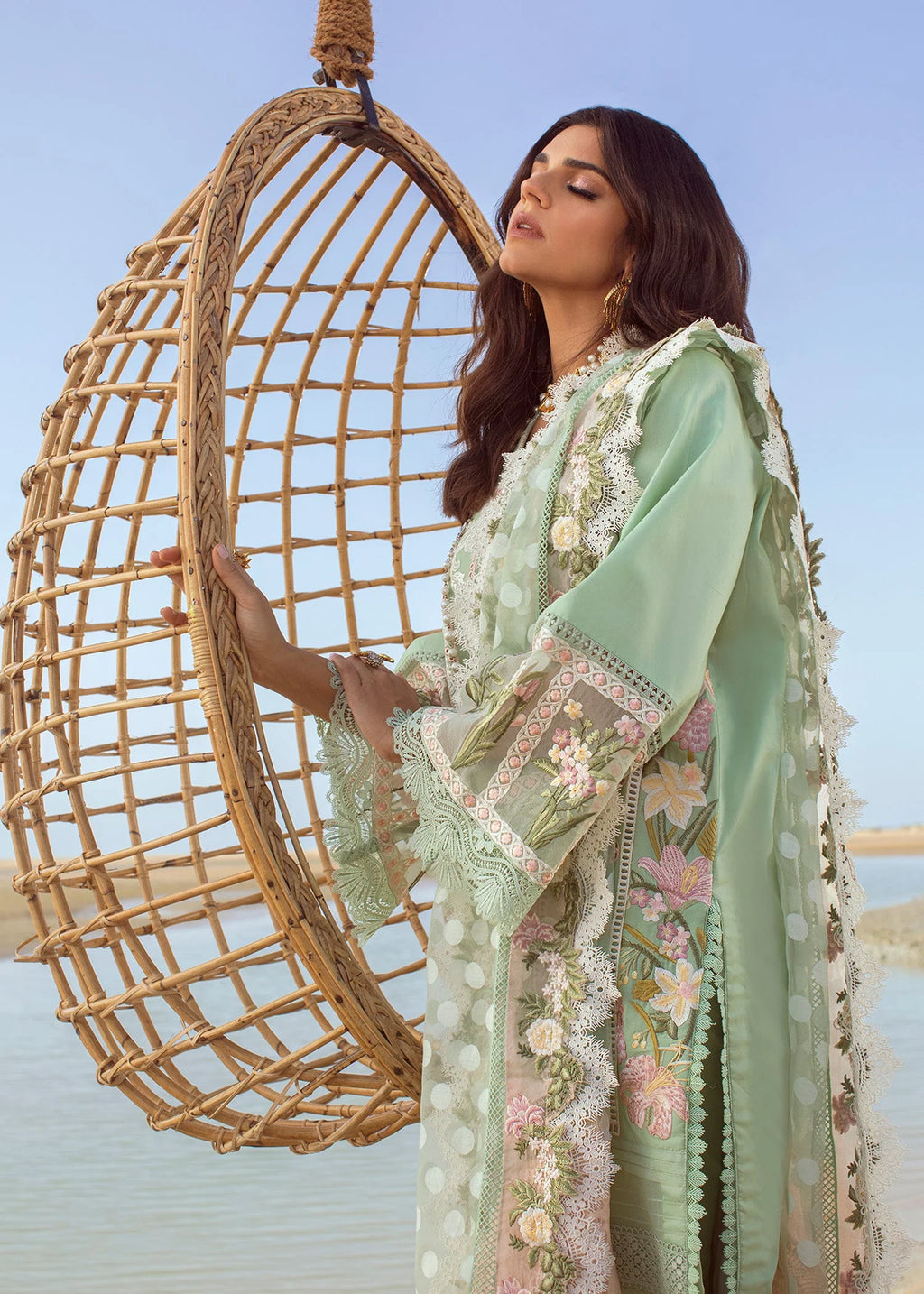 LUXURY  Chikankari Lawn 1345
