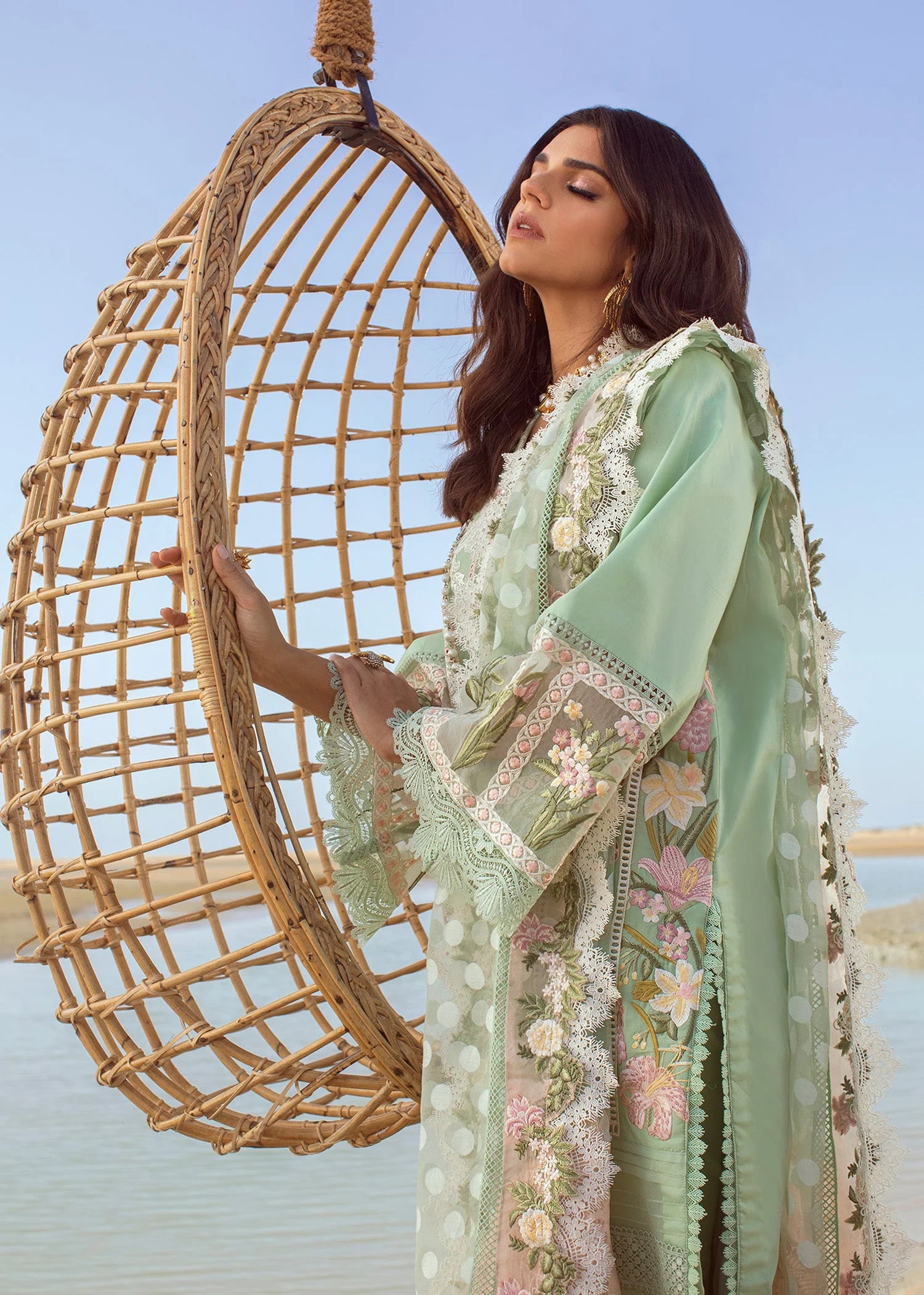 LUXURY  Chikankari Lawn 1345