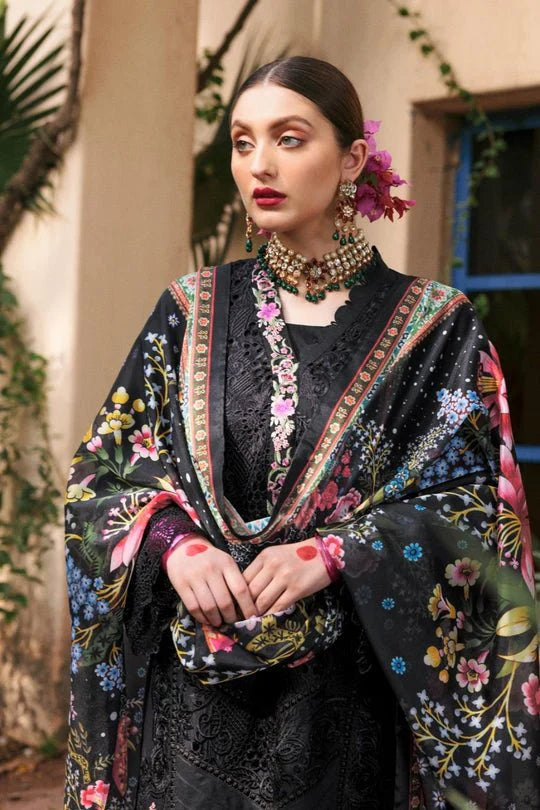 Heer Collection Lawn Suit Design 78 | Heavy Chikankari Embroidery | Silk Dupatta | Summer Collection