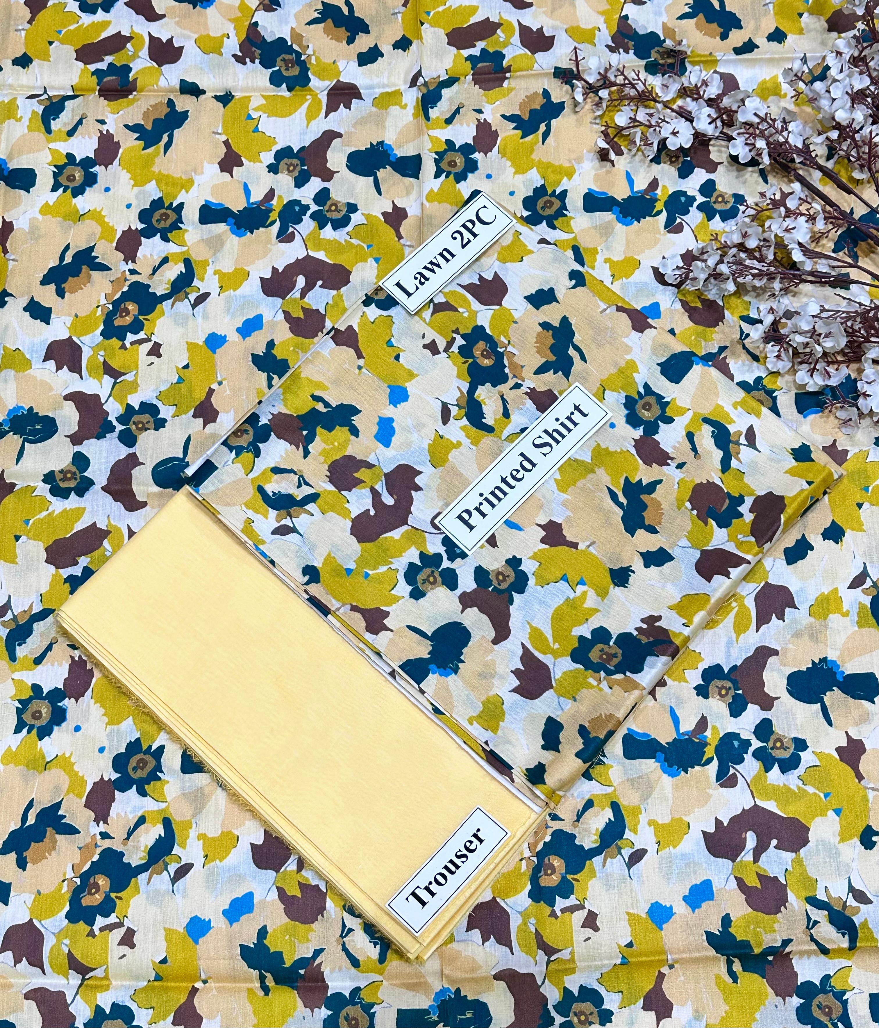 LAWN PRINTED COLLECTION BONANZA 2PC 1455