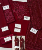Baroque  Chiffon With Sequence Work D-1742