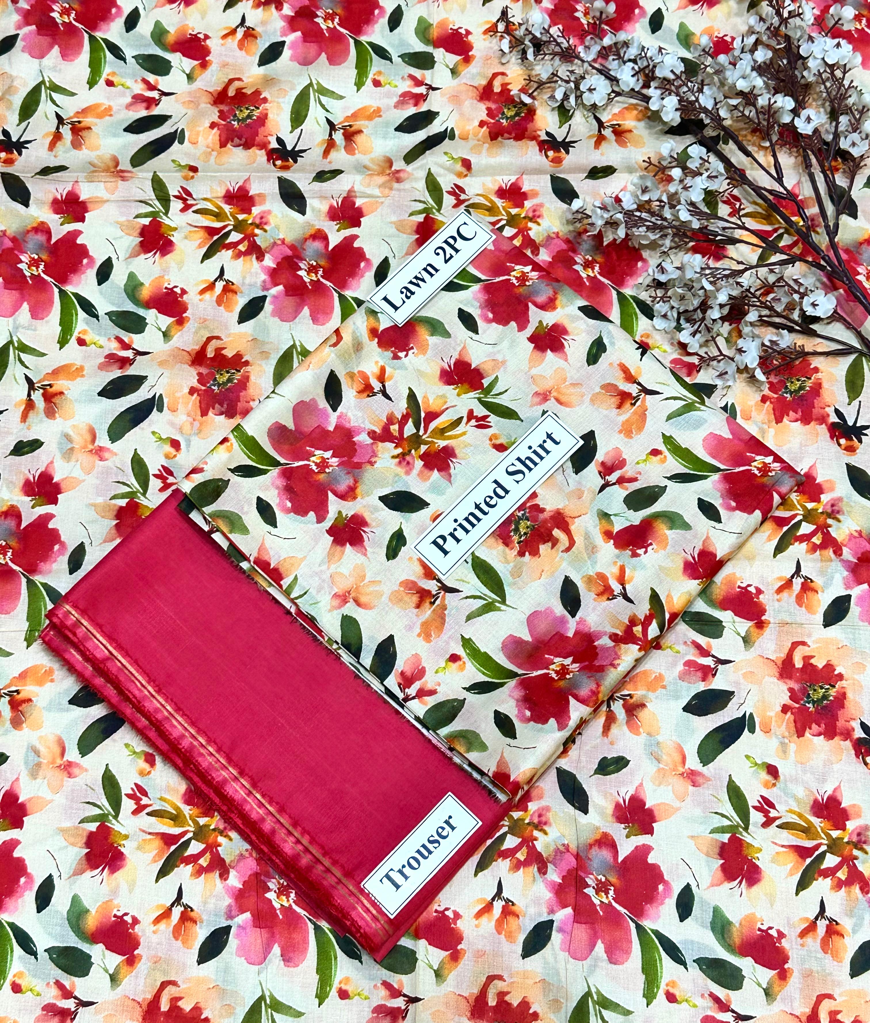 LAWN PRINTED COLLECTION BONANZA 2PC 1450