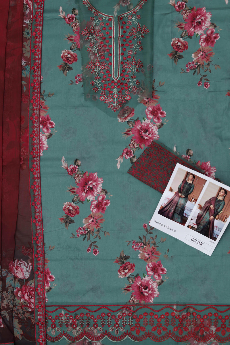 Maria.b Lawn Fabric 3Pc unstitch D-1749