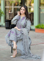 SUMMER COLLECTION LAWN  Heavy Embroidered 1560
