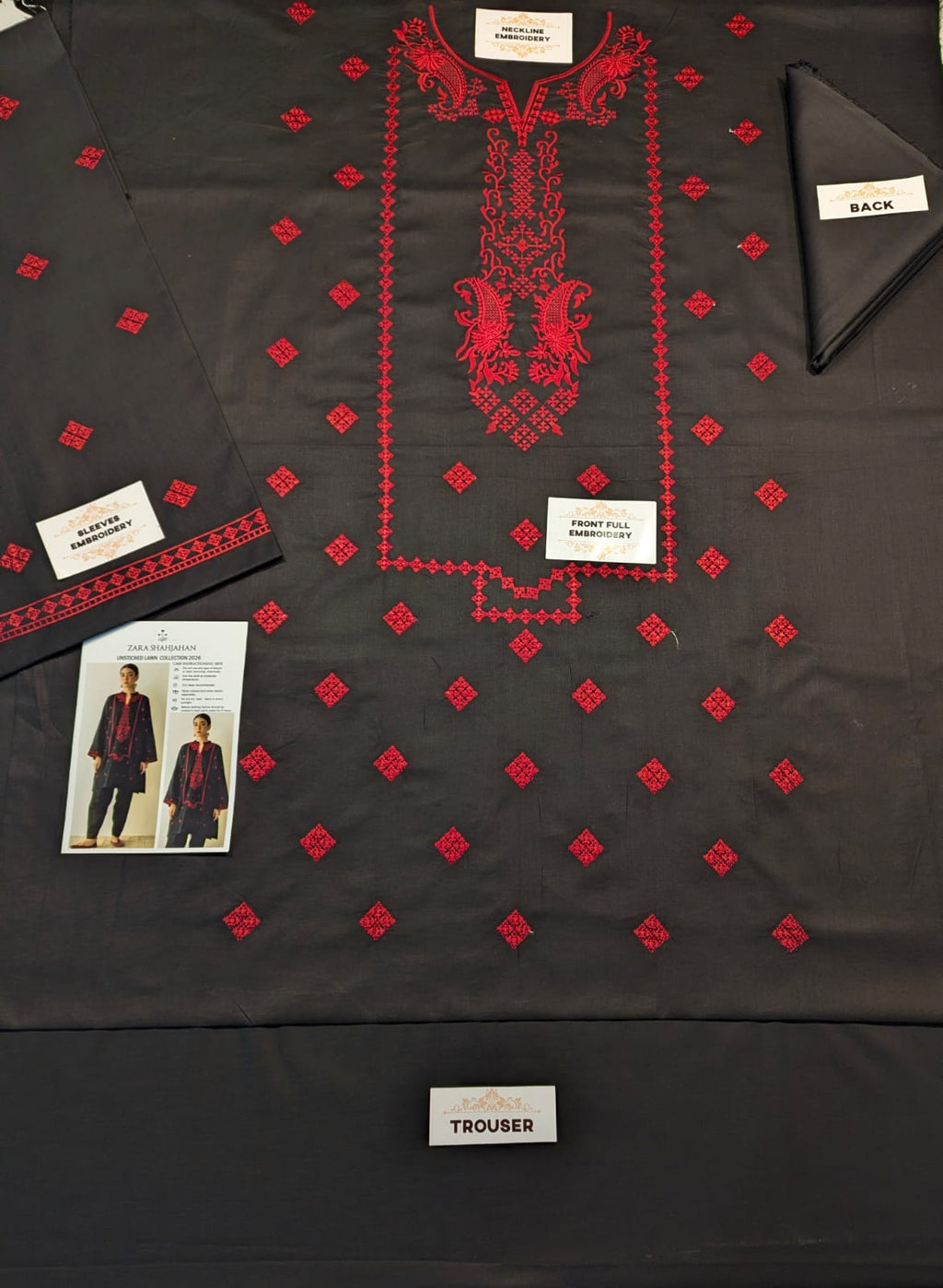 LAWN EMBROIDERED 2pc 1648