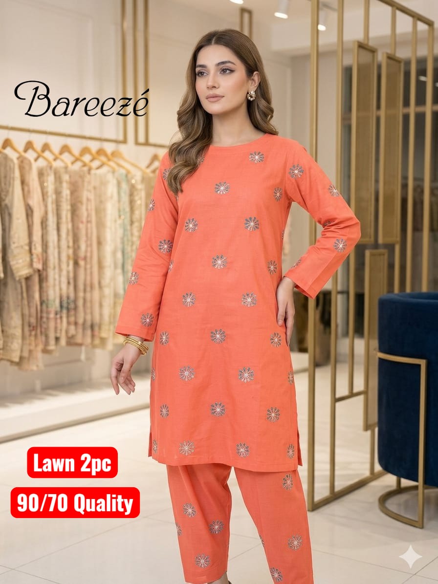 Bareeze Lawn 2pc Unstich D-1769-1 2