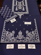 Winter Dhanak Fabric Embroidered | Unstitch 2-Piece Suit | Shirt & Trouser D-1118