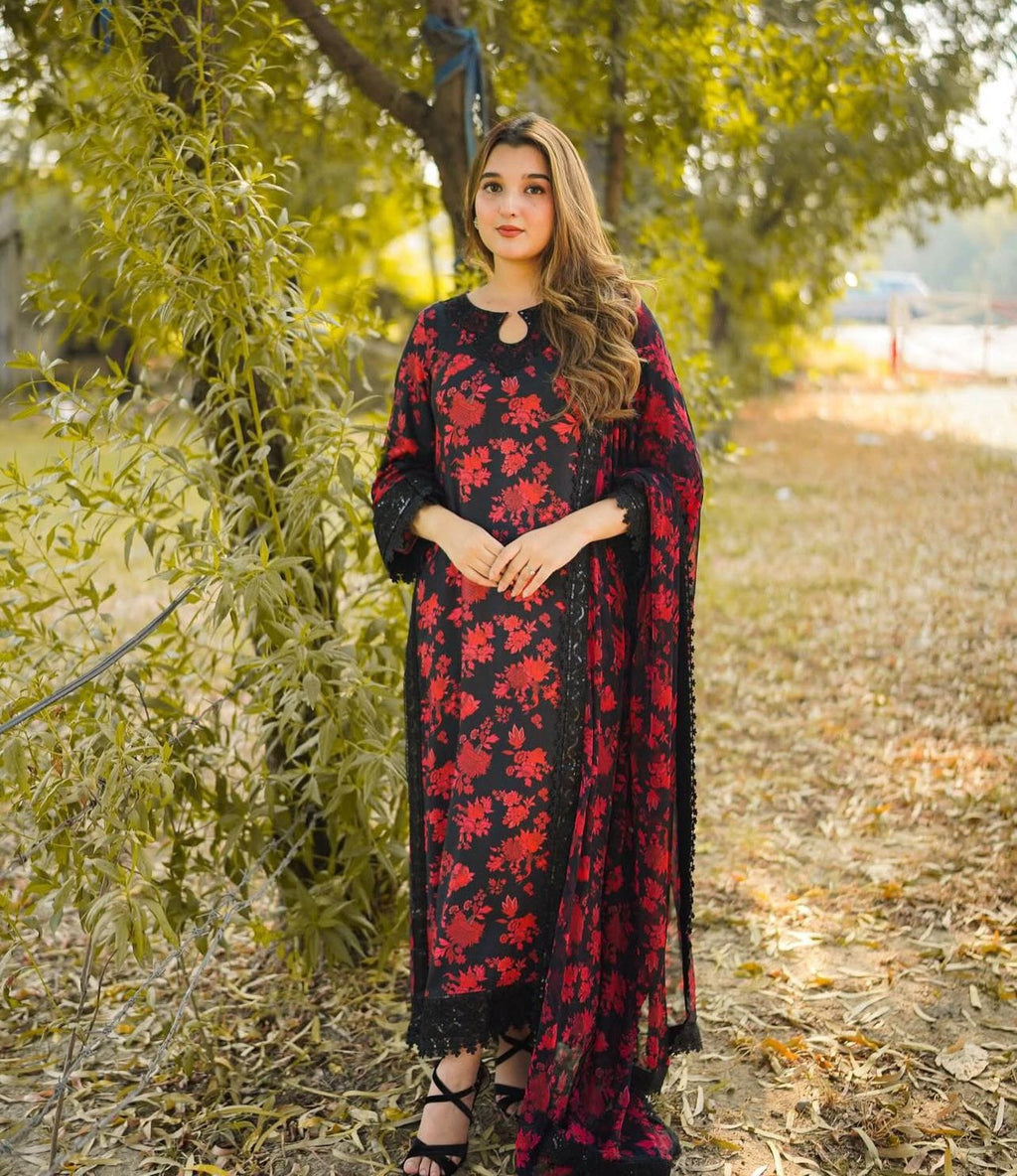 ANEELAS Lawn  3pc D-1734