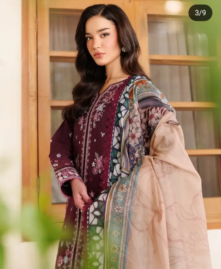 FARASHA ChikenKaari Lawn Cotton D-1586