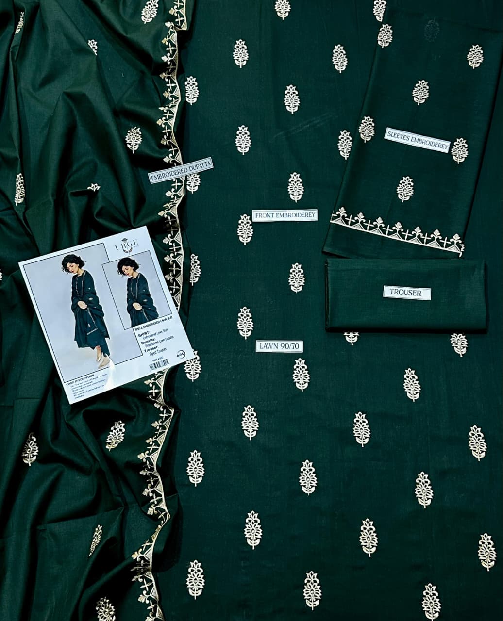 LAWN  Embroidered 1363