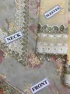 Baroque Unstitched Replica Organza 1510