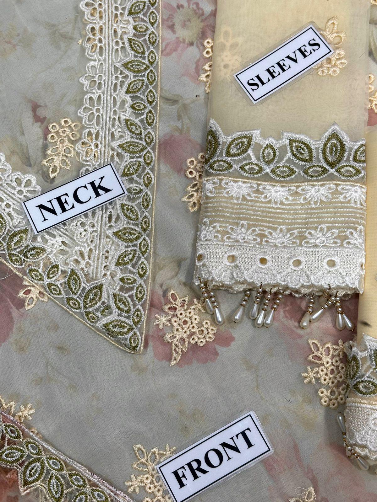 Baroque Unstitched Replica Organza 1510