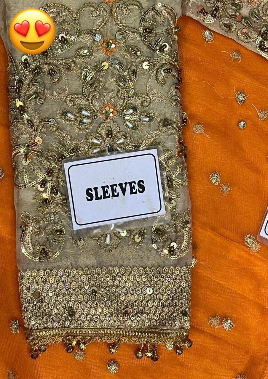 Ayesha Imran maxi hand work 1519