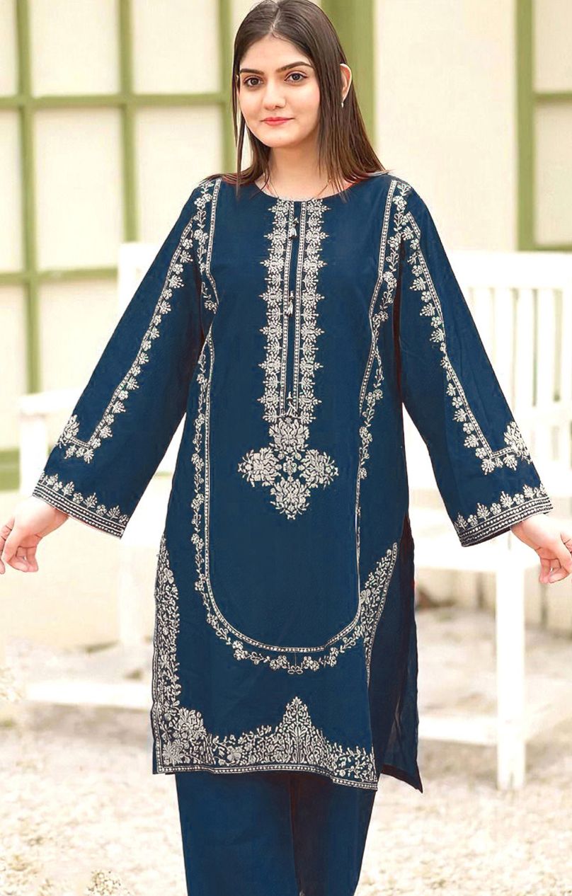 LAWN EMBROIDERED 2pc 1420