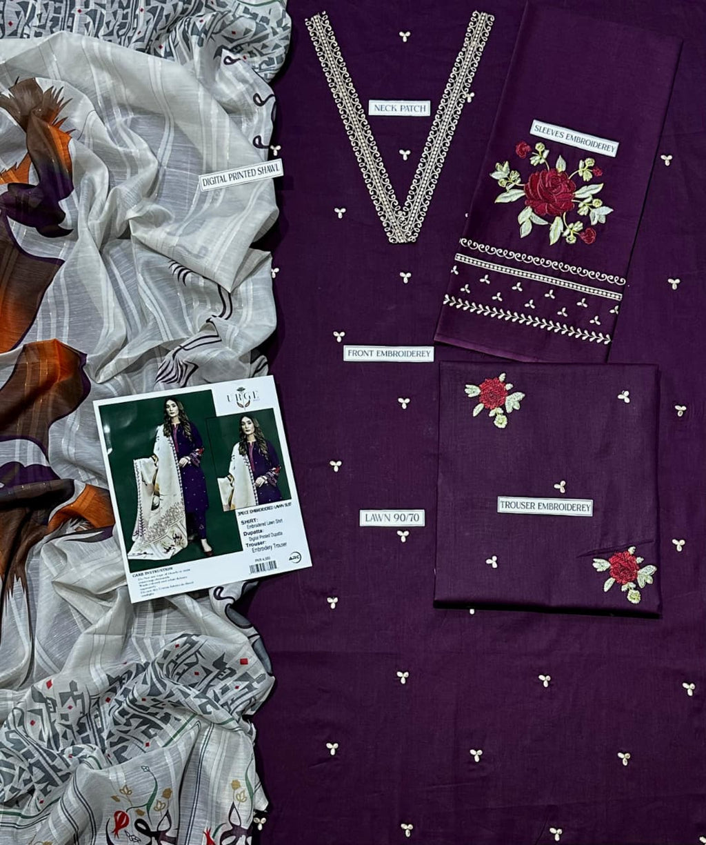 LAWN  Embroidered 1375