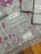 MUSHQ  Lawn Embroidered  Collection D-1696