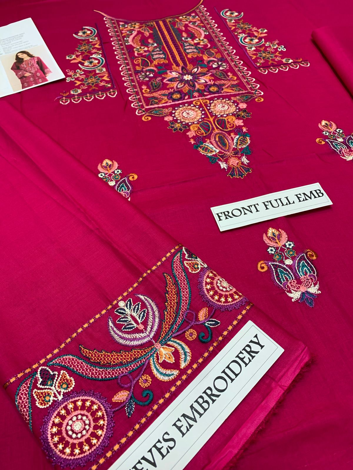Batik Lawn Embroidered 2pc D 1678