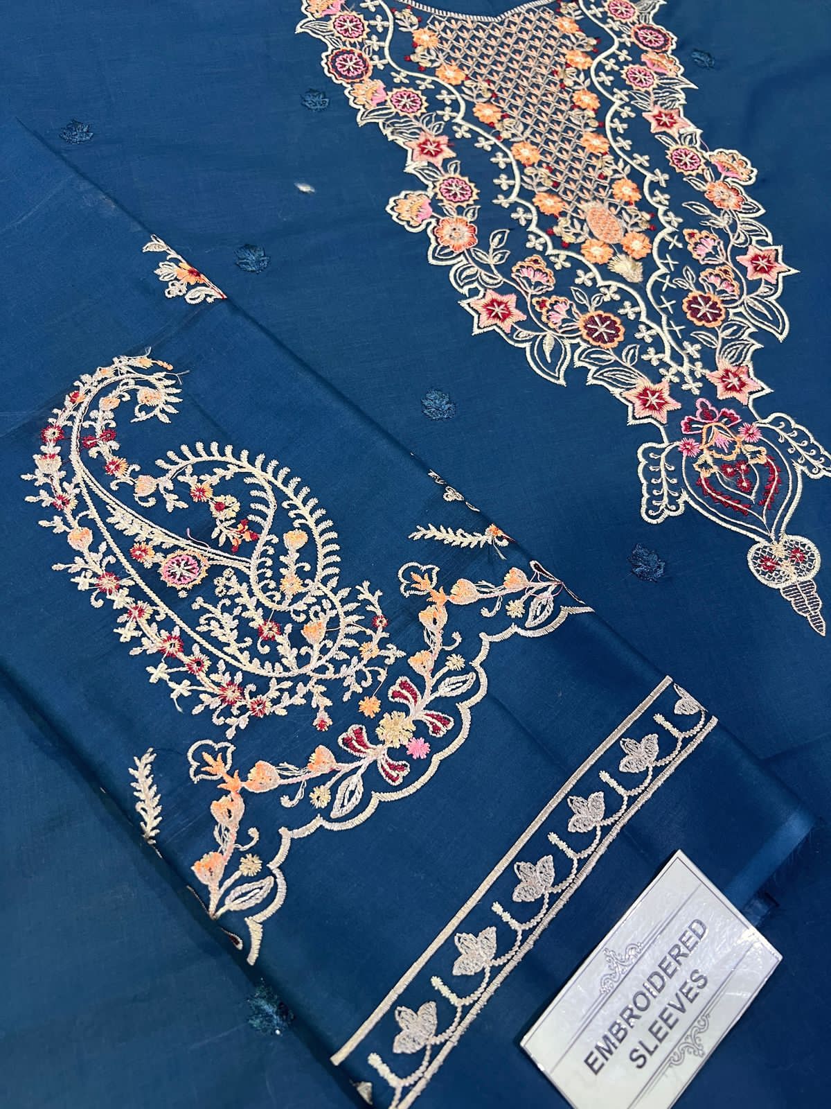 Winter Dhanak Fabric Embroidered | Unstitch 2-Piece Suit | Shirt & Trouser D-1119